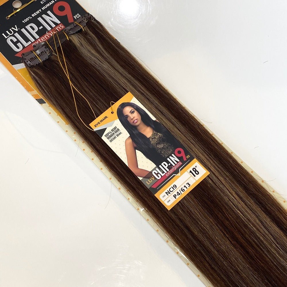 Luv | 9pc Clip-in Human Hair Extensions 18inches
