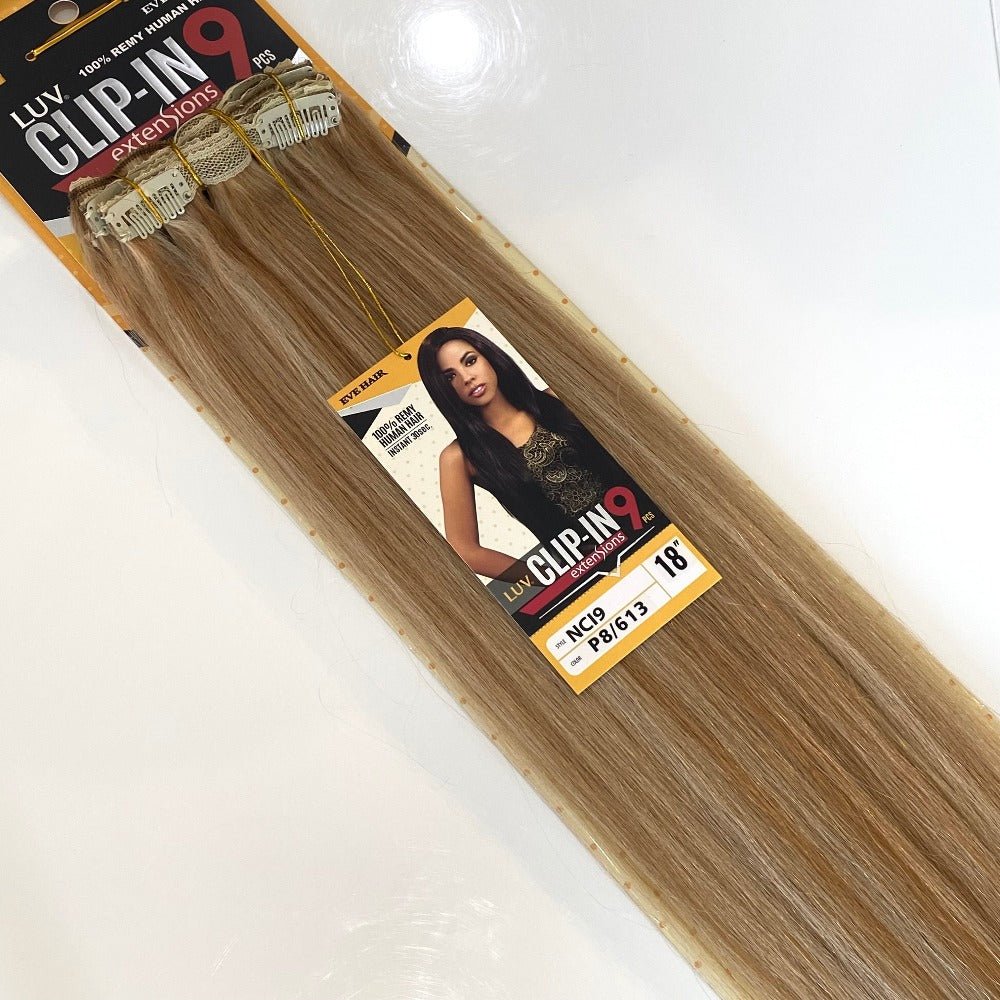 Luv | 9pc Clip-in Human Hair Extensions 18inches