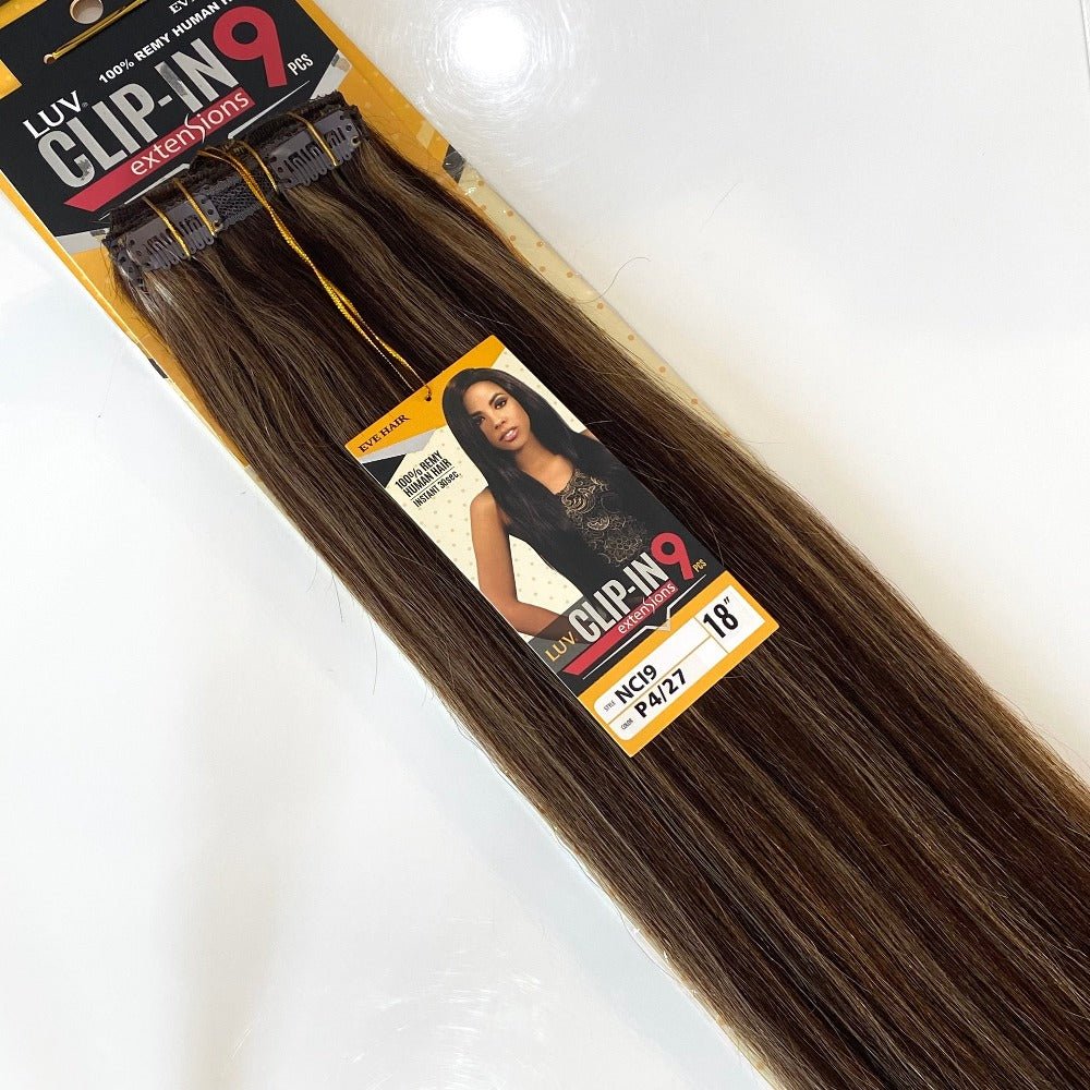 Luv | 9pc Clip-in Human Hair Extensions 18inches