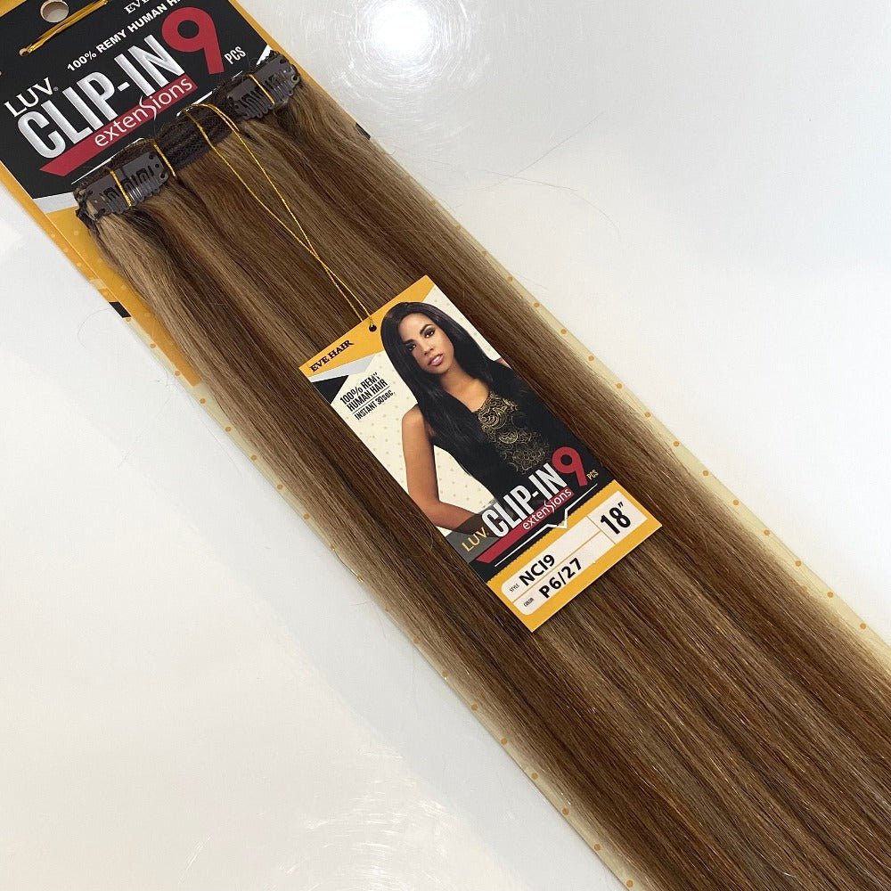 Luv | 9pc Clip-in Human Hair Extensions 18inches
