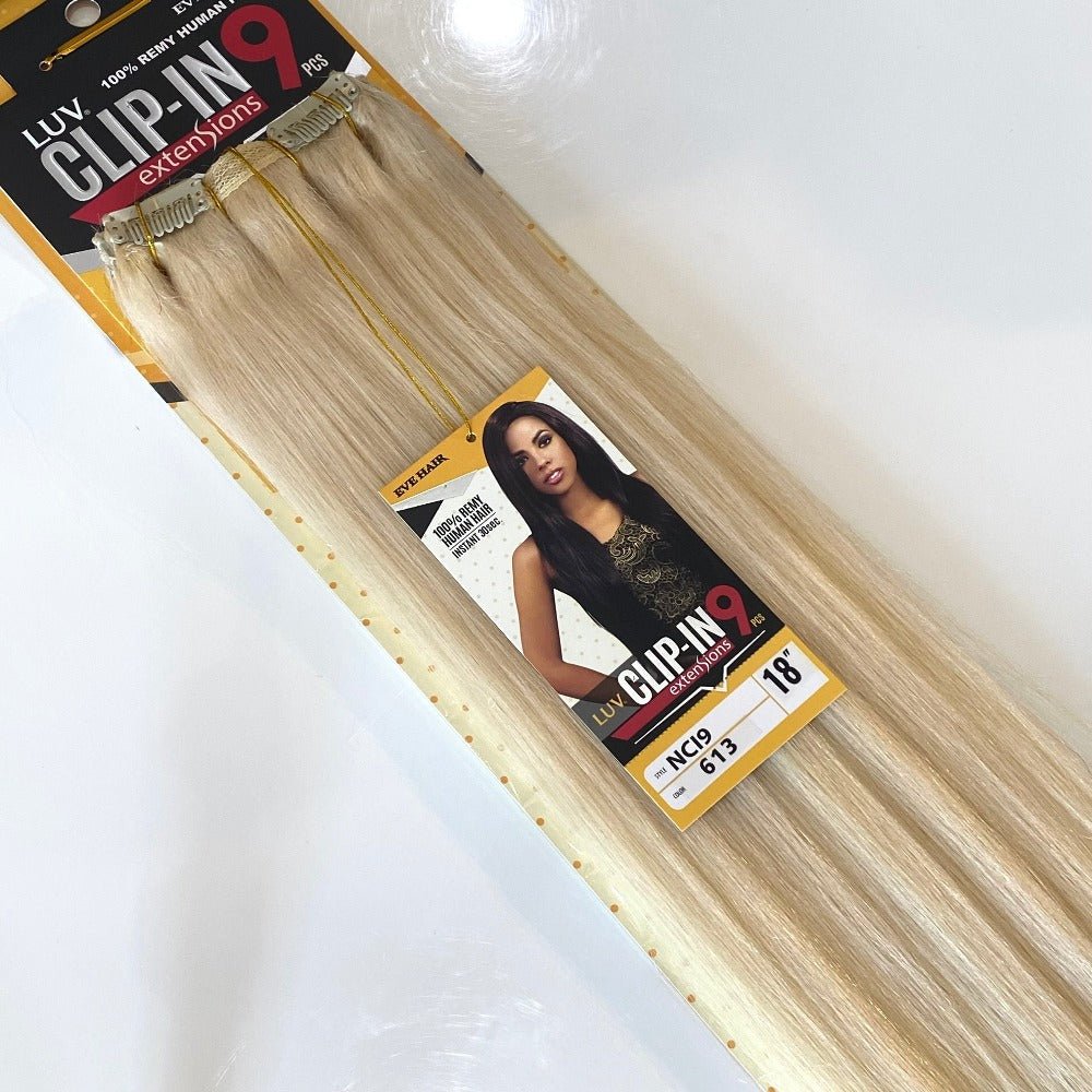 Luv | 9pc Clip-in Human Hair Extensions 18inches