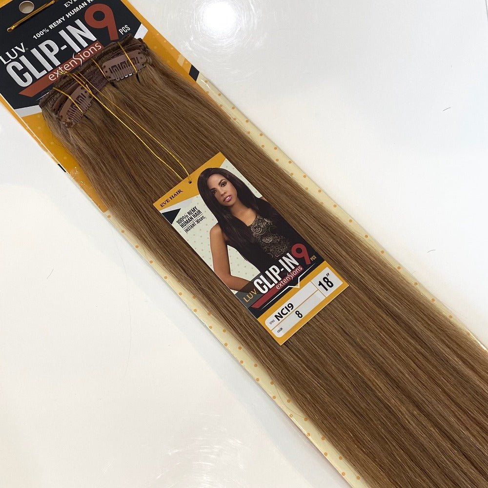 Luv | 9pc Clip-in Human Hair Extensions 18inches