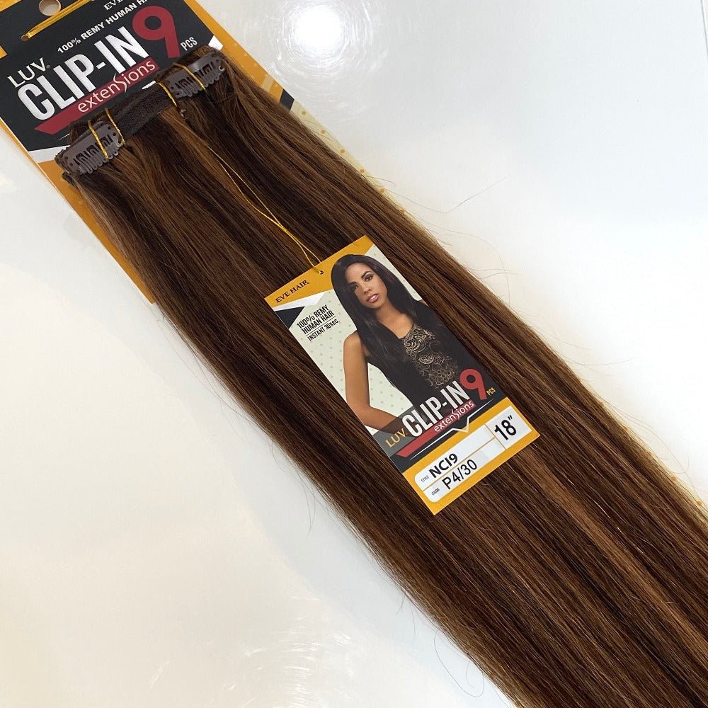 Luv | 9pc Clip-in Human Hair Extensions 18inches