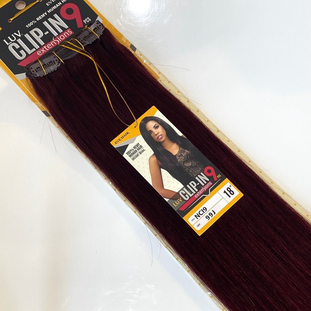 Luv | 9pc Clip-in Human Hair Extensions 18inches