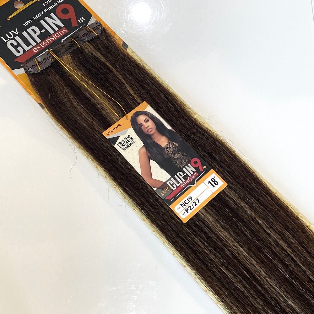 Luv | 9pc Clip-in Human Hair Extensions 22inches
