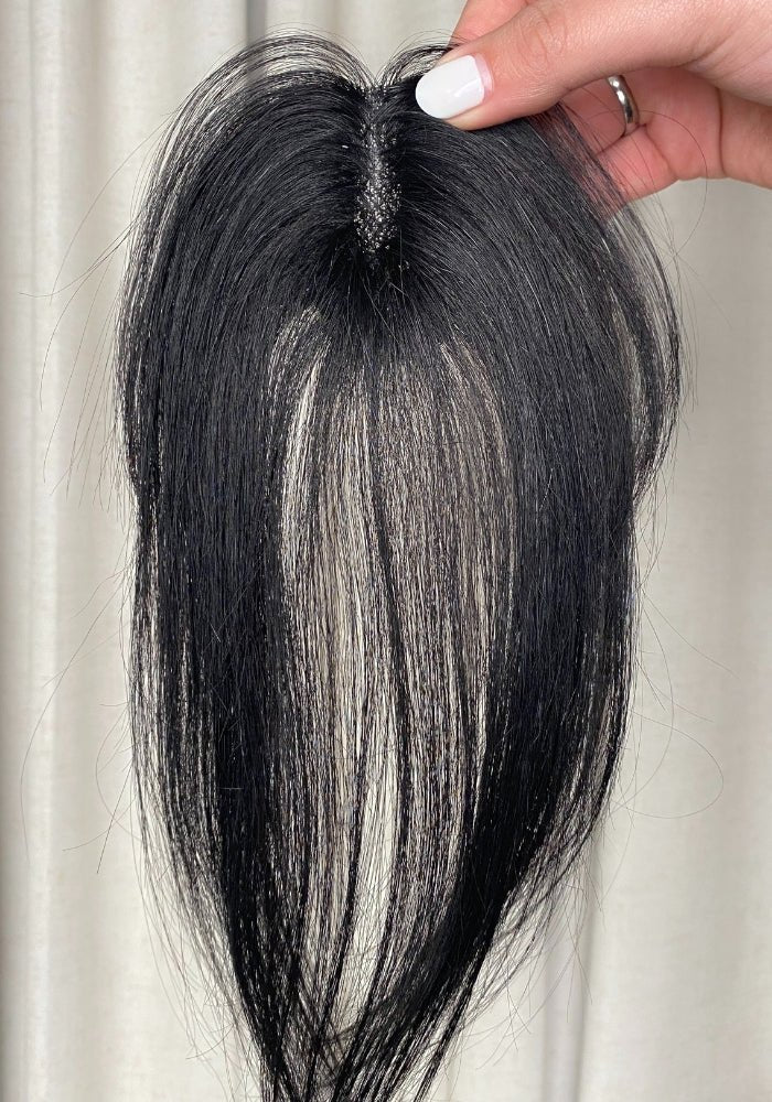 Mini Clip In Top Piece | 100% Human Hair
