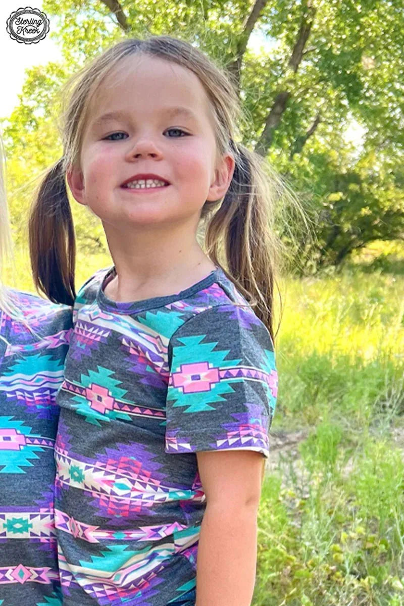 KIDS Mini Aztec Horizon Top*