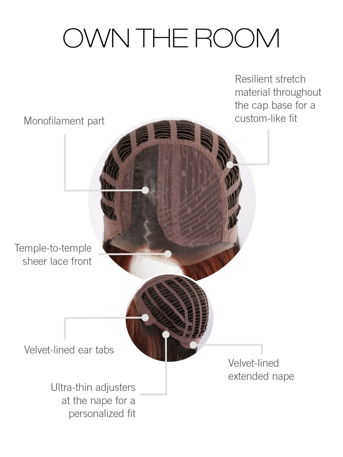 Own The Room | Lace Front Synthetic Wig (Monofilament Part) - Gabor
