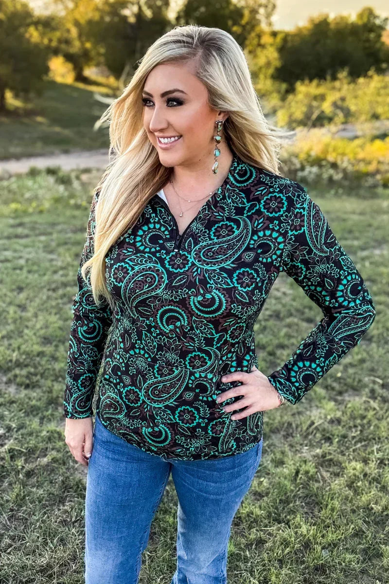 Sterling Kreek Paisley Range Pullover