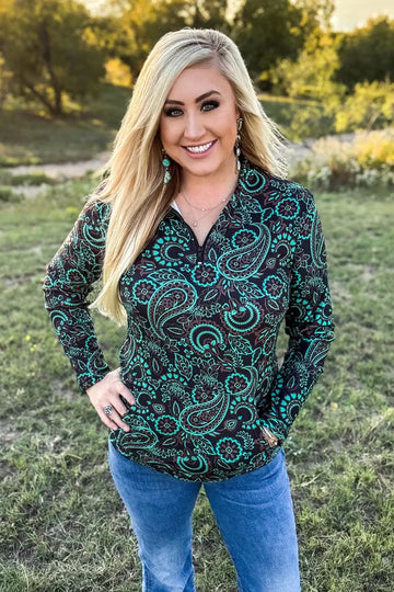 Sterling Kreek Paisley Range Pullover
