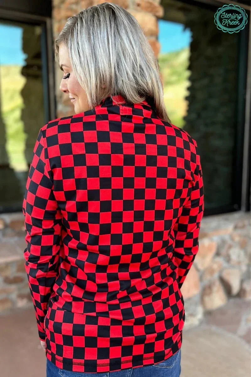 Sterling Kreek Black & Red Pep Rally Pullover