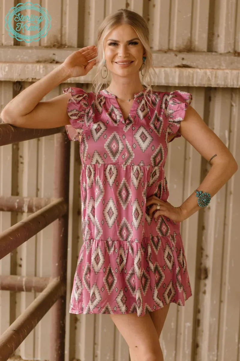 Sterling Kreek Needed Me Pink Dress