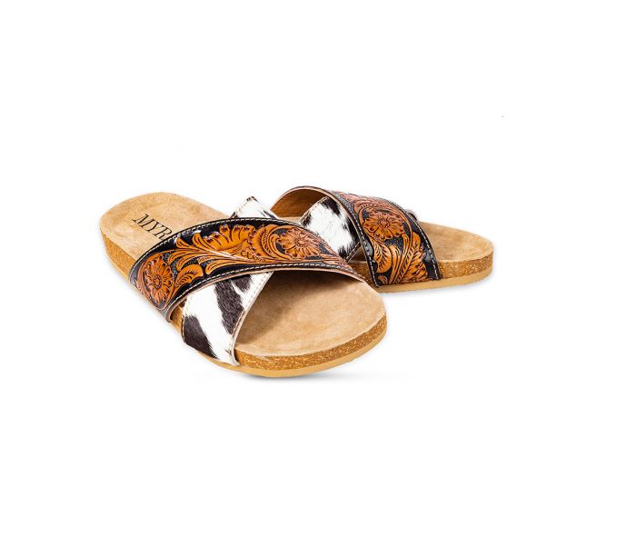 Nevada Hand Tooled Sandals
