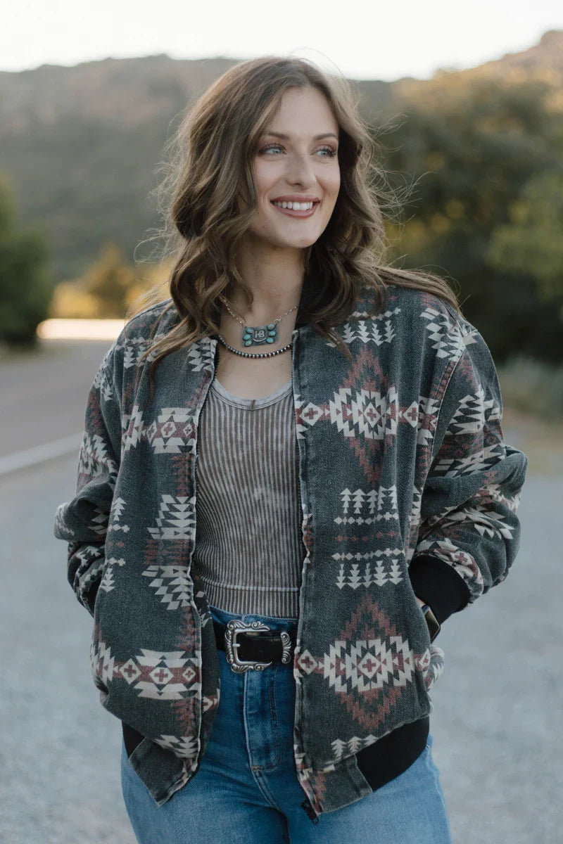 Sterling Kreek Sagebrush Spirit Bomber Jacket