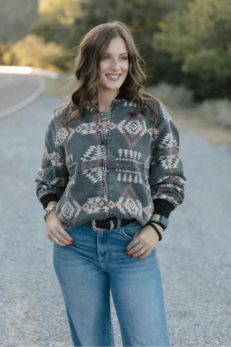 Sterling Kreek Sagebrush Spirit Bomber Jacket