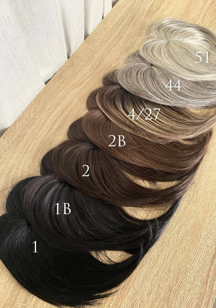 Secret Crown (Mini) 7.5inches| 100% Human Hair Topper | Mono-Top