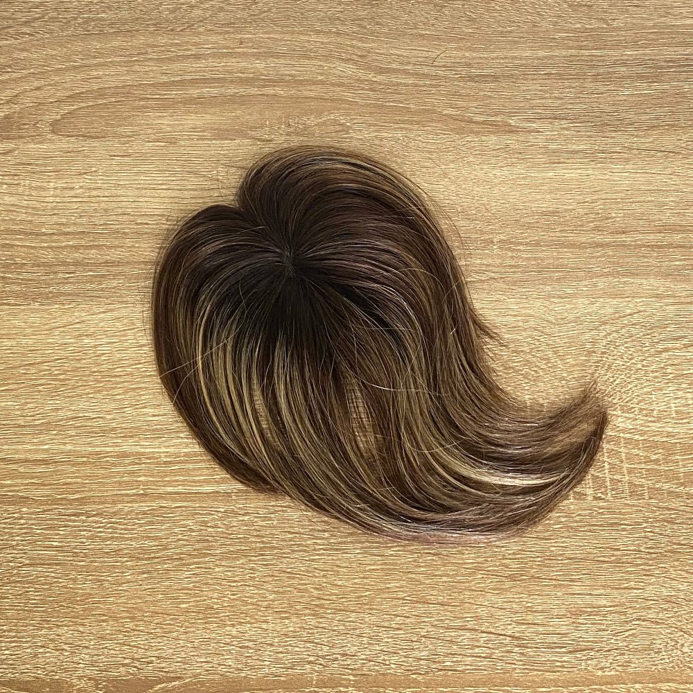 Secret Crown (Mini) 7.5inches| 100% Human Hair Topper | Mono-Top