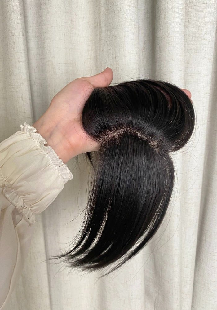 Secret Crown (Mini) 7.5inches| 100% Human Hair Topper | Mono-Top