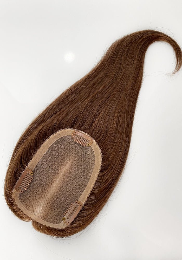 Secret Crown (Small) 10inches| 100% Human Hair Topper | Mono-Top