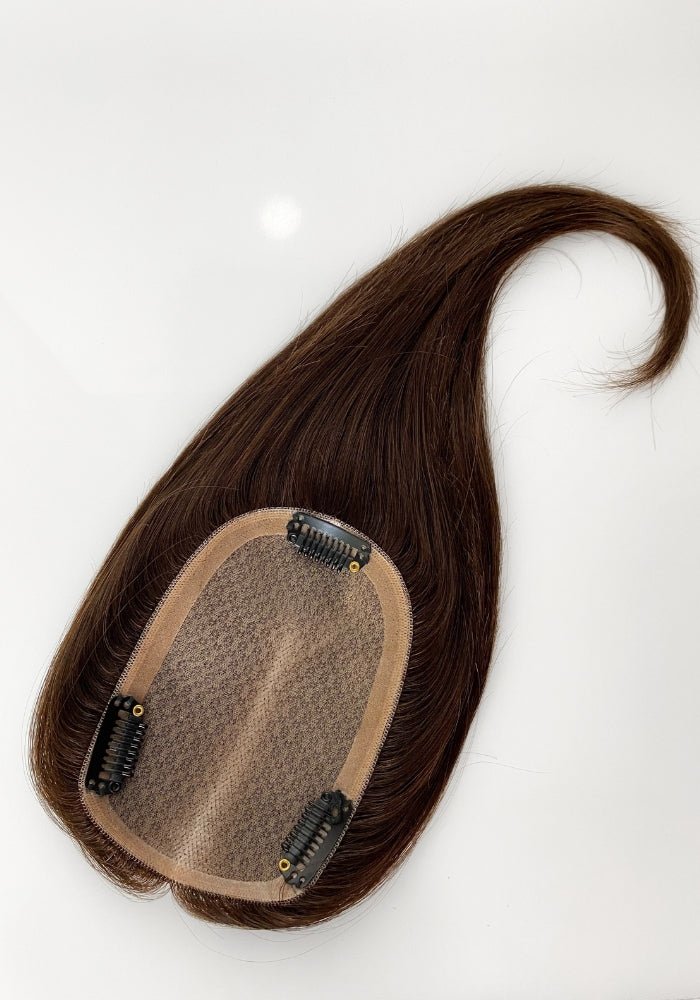 Secret Crown (Small) 10inches| 100% Human Hair Topper | Mono-Top