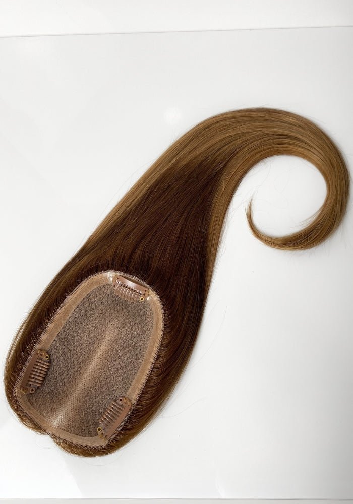 Secret Crown (Small) 12inches| 100% Human Hair Topper | Mono-Top
