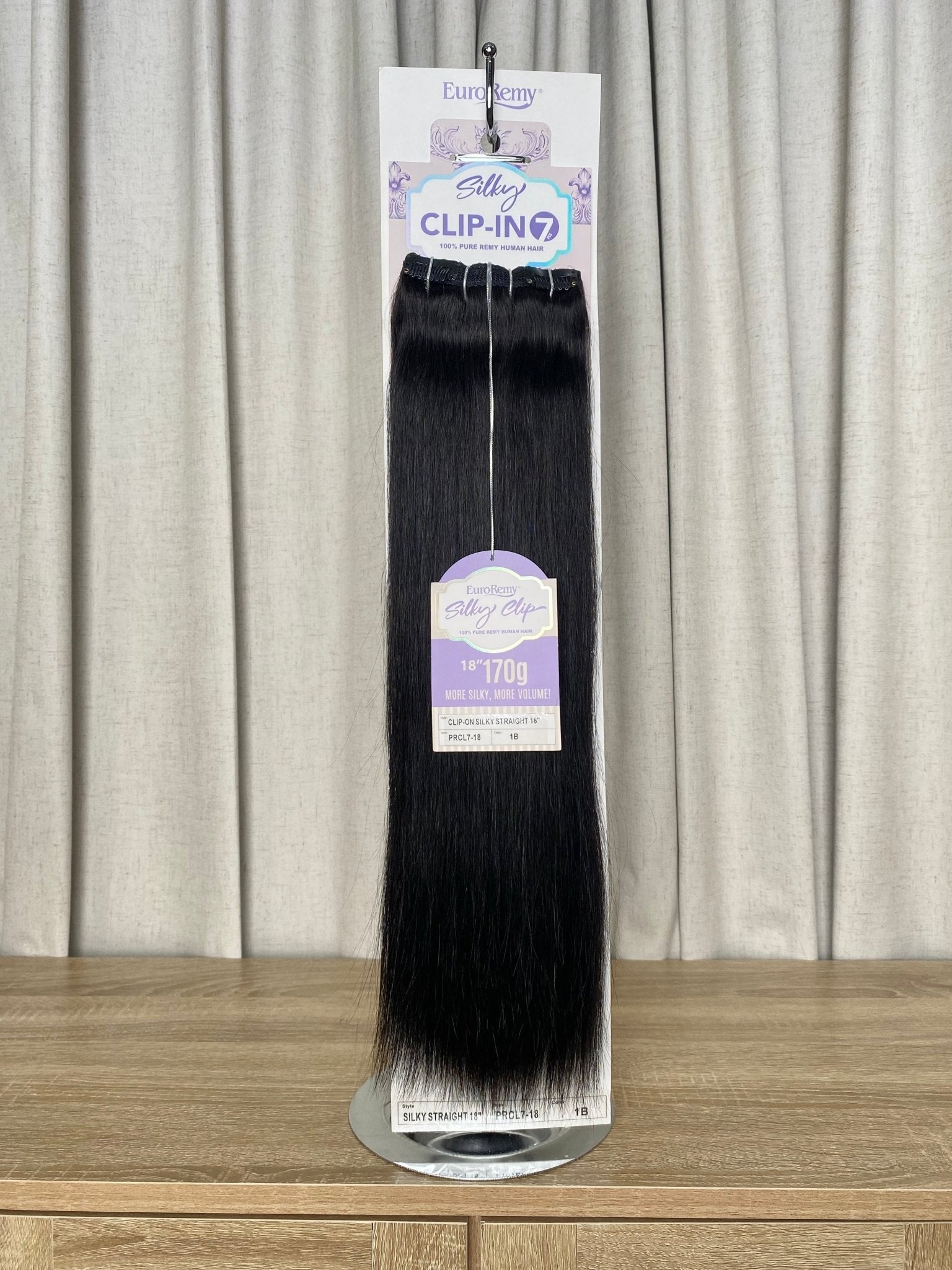 Silky Euro | 7pc Clip-In Human Hair 18inches