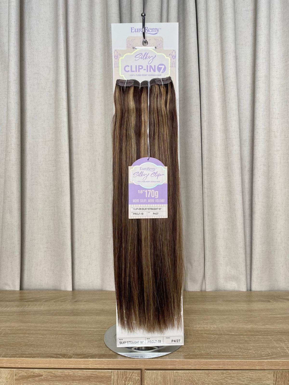 Silky Euro | 7pc Clip-In Human Hair 18inches