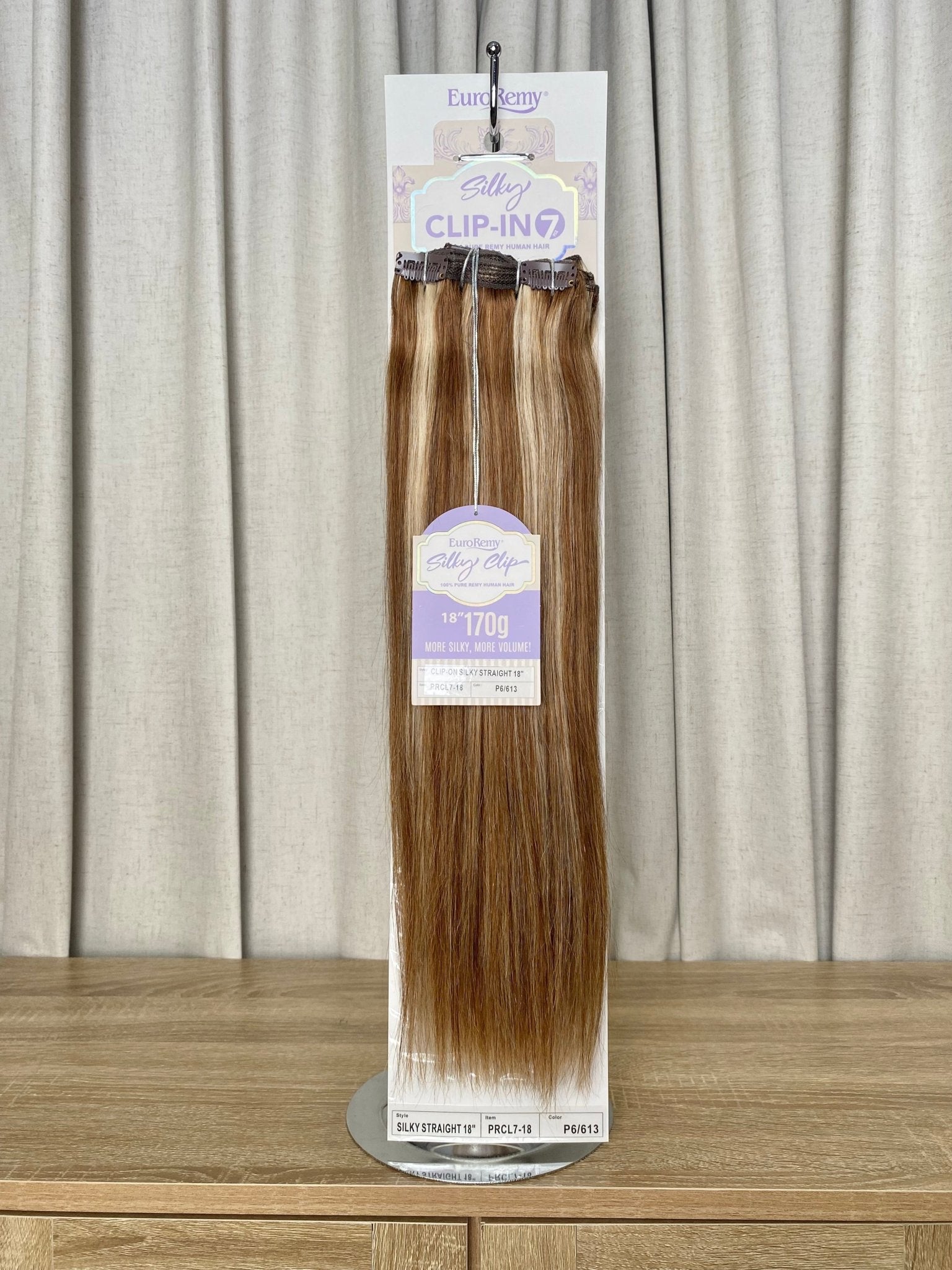 Silky Euro | 7pc Clip-In Human Hair 18inches