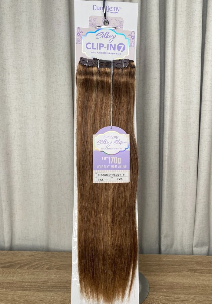 Silky Euro | 7pc Clip-In Human Hair 18inches