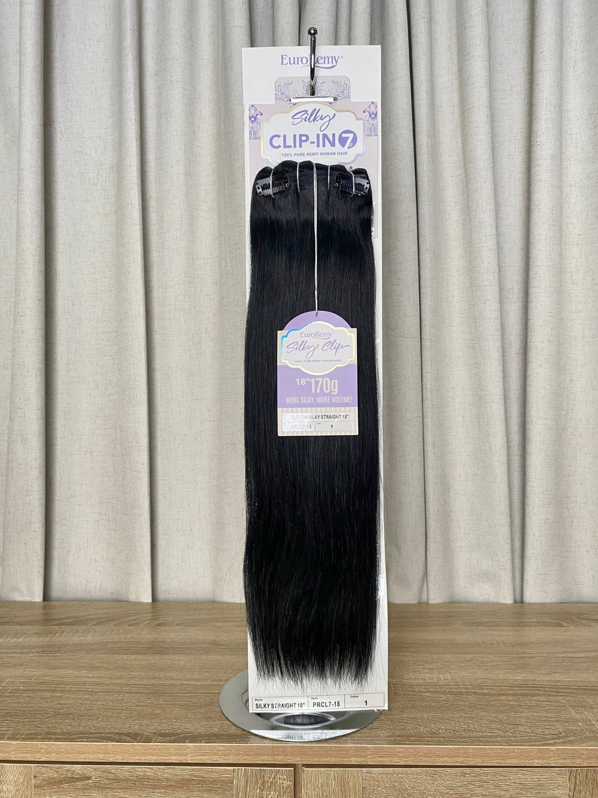 Silky Euro | 7pc Clip-In Human Hair 18inches