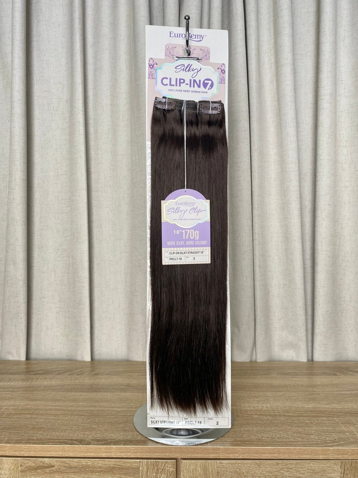 Silky Euro | 7pc Clip-In Human Hair 22inches