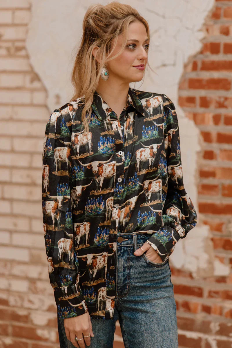 Sterling Kreek Somewhere In Texas Button Up