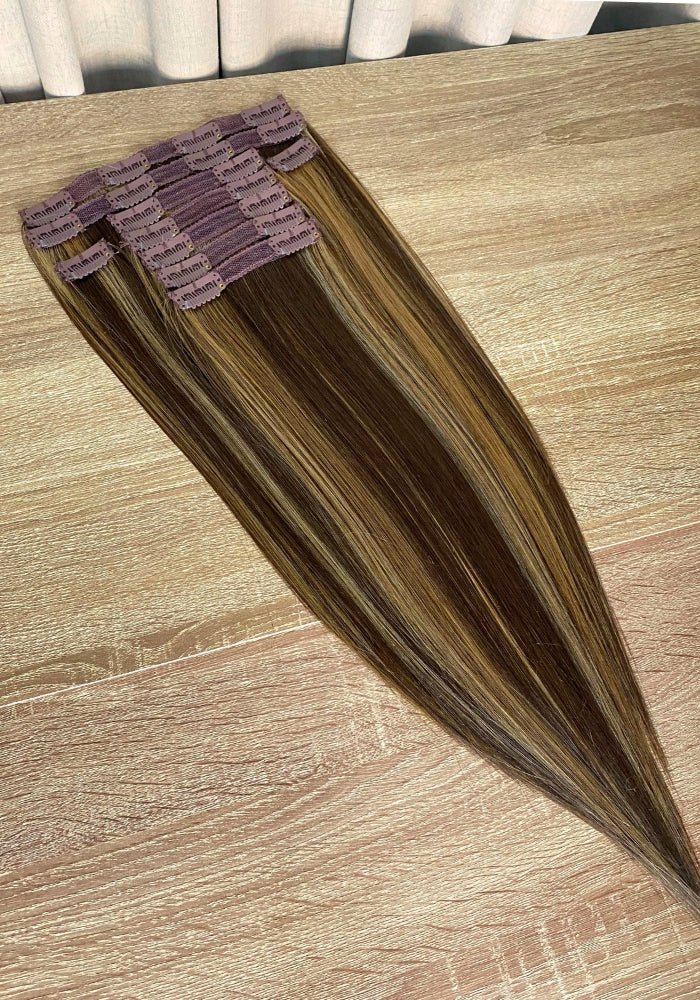 Straight Synthetic Hair Extensions | 9 Piece Clip-In 18inches