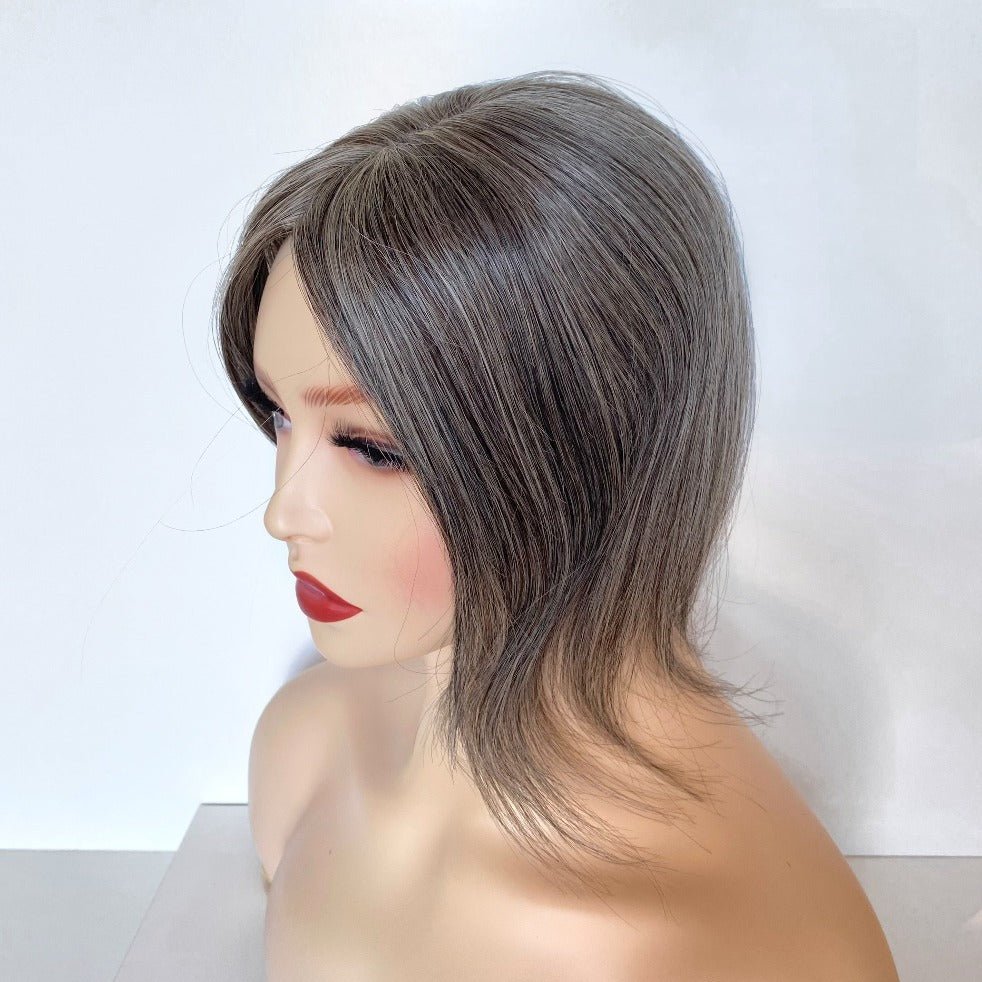 Top Elite Topper (Medium) 10inches| 100% Human Hair | Mono-Top