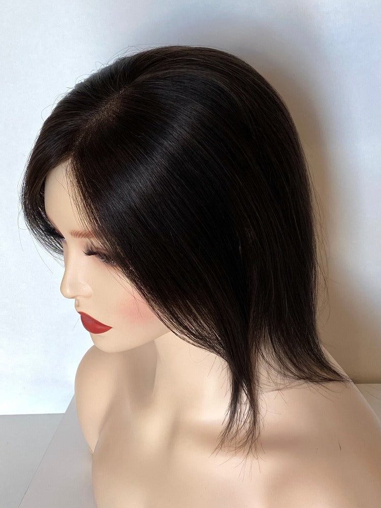 Top Elite Topper (Medium) 10inches| 100% Human Hair | Mono-Top