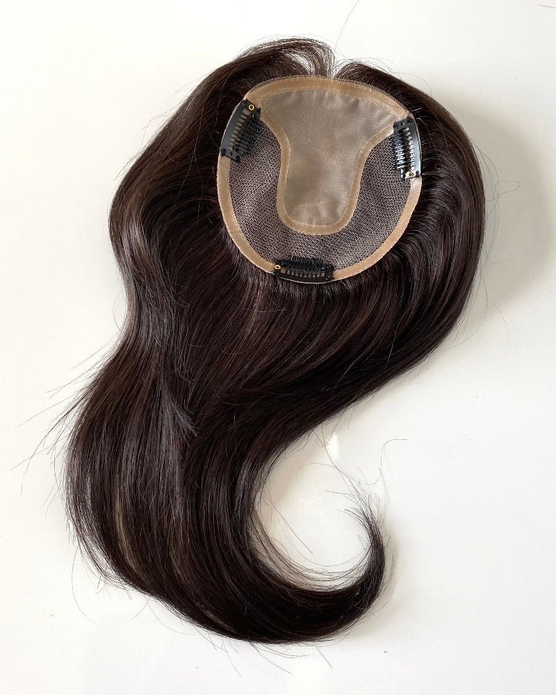 Top Elite Topper (Medium) 10inches| 100% Human Hair | Mono-Top