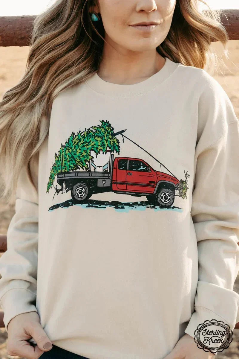 PLUS Cake Wagon Christmas Sweater*
