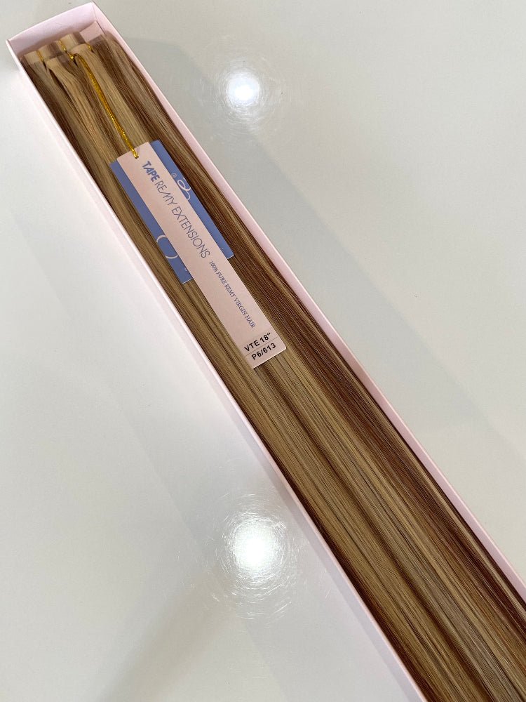 Veloce | Remy Human Hair Tape in Extensions 18”