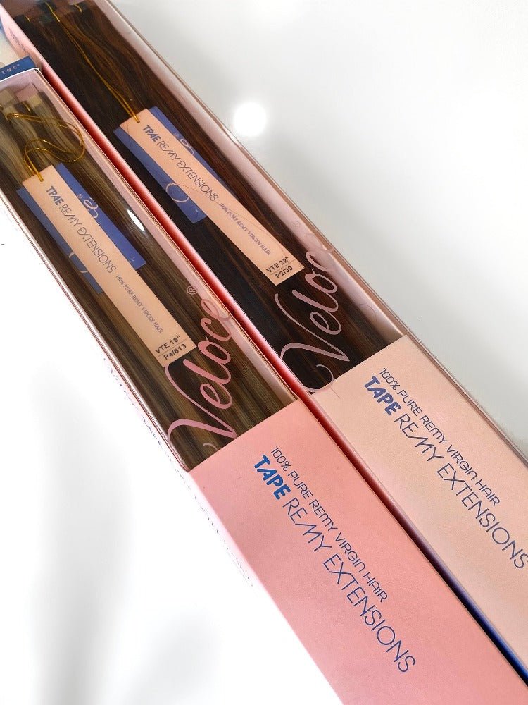 Veloce | Remy Human Hair Tape In Extensions 22inches