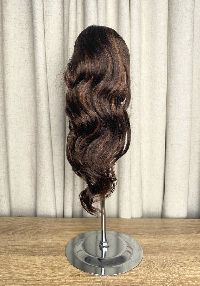 Wavy 14inches| Human Hair Drawstring Ponytail