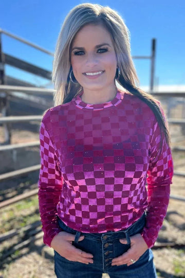 Sterling Kreek You Da Bomb Pink Top